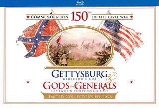 Gettysburg Gods and Generals Blu ray Disc, 2011, 4 Disc Set, Director 