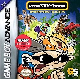 Codename Kids Next Door    Operation S.O.D.A. Nintendo Game Boy 