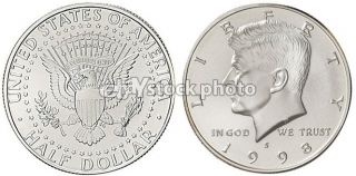1998, Kennedy Half Dollar