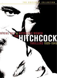 Wrong Men Notorious Women   Five Hitchcock Thrillers 1935 1946 DVD 