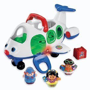 Fisher Price Little People Lil Movers Airplane Kids Toddler Boy Girl 