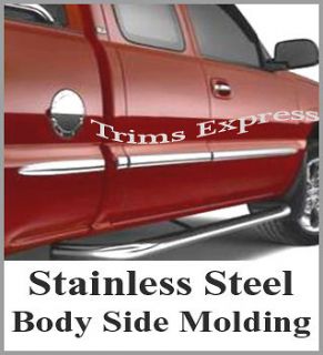 1999 2006 Chevy Silverado Body Side Molding Reg Cab 6Pc (Fits More 