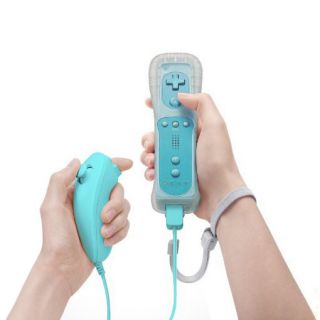 New Built in Motion Plus Remote and Nunchuck Controller for Nintendo 
