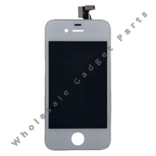 LCD, Digitizer & Frame Assembly for Apple iPhone 4S GSM White AT&T 