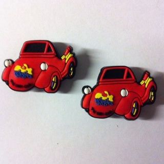 AWESOME THE WIGGLES BIG RED CAR SHOE CHARMS JIBBITZ FOR CROCS