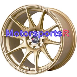 17 XXR 527 Gold Concave Rims Wheels Staggered 4x100 Stance 84 85 87 91 