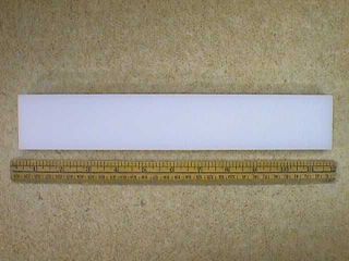 UHMW Plastic Bar 3/4 X 2 X 11 for repairs, restorations, spare 