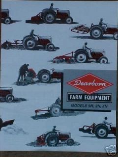 2n 8n 9n ford tractor equipment instruction manual time left