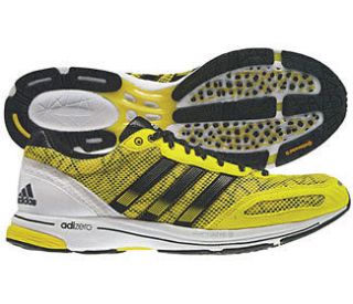 Adidas adiZero Adios Mens Running Shoe   Yellow/Black *Authorized 