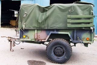 1969 Military M101 A1 Cargo Utility Dump Trailer 3/4 Ton Pintle Hitch 