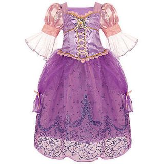 NEW  RAPUNZEL PRINCESS DRESS GOWN COSTUME TANGLED SIZE 