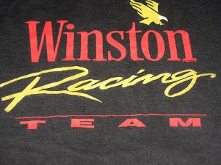 Vintage Winston Ciggarettes Racing Team Mens T Shirt Size XL American 