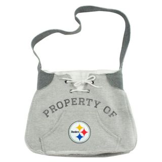 Pittsburgh Steelers NFL Grey Hoodie Sling Purse Handbag Bag GO 