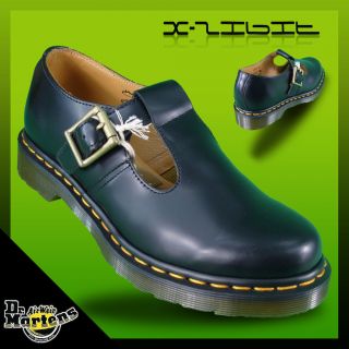Dr Doc Martens Original Polley T Bar Buckle Mary Jane Sandal Shoes NEW 