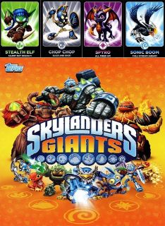 Skylanders Giants Choose Base Cards 121 123 (Characters & Hats)