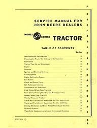john deere 40 series tractor crawlers service manual jd time