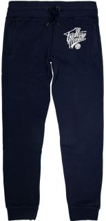 Franklin and Marshall Mens Skinny Fit Track Pants Dust Navy Blue