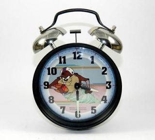 Looney Tunes Bell Alarm Clock By Westclox 1994 TASMANIAN DEVIL   Great 