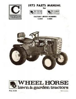 wheel horse tractor parts manual c 120 c 160 time