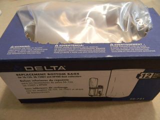 Replacement bottom bags for the Delta dust coll. 50 720, 50 720CT 