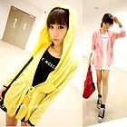 New Fashion Korean Women Girl Cotton Hooded Coat Casual Clothes 