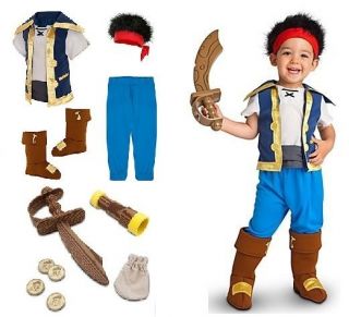  Jake & The Neverland Pirates Costume & Sword Set 2T/3T 