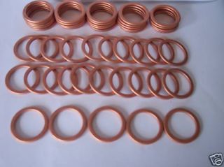 copper exhaust gasket rings for ts125 ts185 gt250 dr400 46