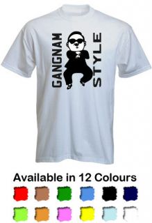 Gangnam Style Dancing Man In Suit Funny Psy Womens T Shirt   ALL SIZES 