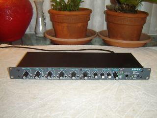 ashly mx 206 stereo six channel microphone mixer rack time
