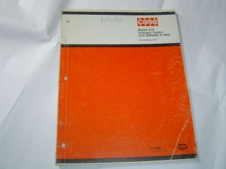 case 210 lawn garden tractor parts catalog manual book from canada 