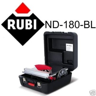 rubi nd 180 bl electric tile cutter 25945 new case