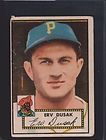 1952 topps 183 erv dusak vg a5160 