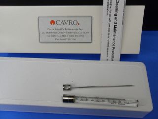   Cavro XL Glass 100 ul syringe w Teflon Seal for pump, 725010 ss@266
