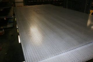 Perforated 304 Stainless Steel Sheet 3/32 inch hole, 16 gauge 36 X 124 