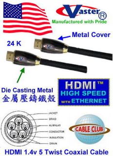 Vizio Razor E321MV HDMI Cable, w/ 3D TV & Ethernet, HDMI1.4 Cable, 6 