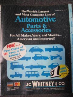 1975 jc whitney auto accessory parts catalog no 338 time