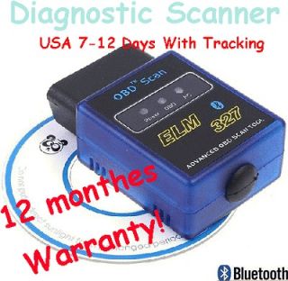 Vgate v1.5 Mini Small ELM327 OBD2 OBDII Bluetooth Adapter Scanner 