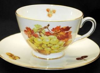 royal england tuscan giant fruit tea cup and saucer from