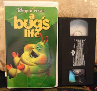 Disney & Pixar A BUGS LIFE Clamshell Case Vhs Video $3 ships 1  $5 