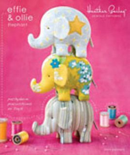 Effie & Ollie Elephant   Kids Baby Sewing Pattern by Heather Bailey 