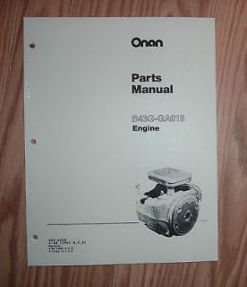 onan b43g ga018 engine parts list 965 0258 time left