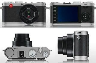 Leica X1 12.2MP Steel Gray Digital Camera with 24mm f/2.8 Elmarit Lens 