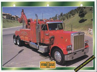 1990 peterbilt 359 wrecker tow truck photo spec sheet from