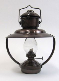 Iron Trawler Ship Lantern ~ Nautical Maritime Oil Lamp ~ Boat Light