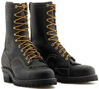 wesco highliner mens boots black st5710100 steel toe