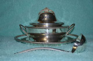 beautiful soup tureen silverplate handmade in mexico from mexico time