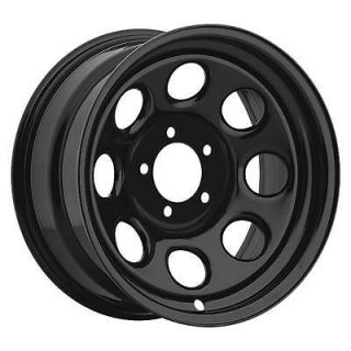 Cragar Soft 8 Black Steel Wheels 17x9 5x5.5 BC Set of 4