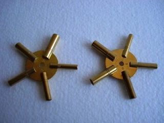 MASTER Key for all NAUTICAL CLOCK  BRASS  Total 10 type of Key HOLE in 
