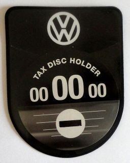 vw volkswagon tax disc holder permit holder 