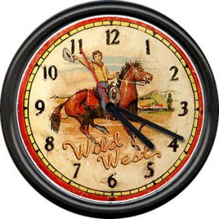 Retro Vintage Western 50s Horse Wild West Cowboy Boys Rodeo Sign 